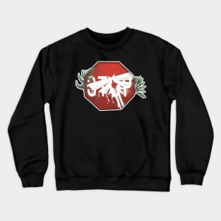 Fireflies Stop Sign - The Last of Us Crewneck Sweatshirt